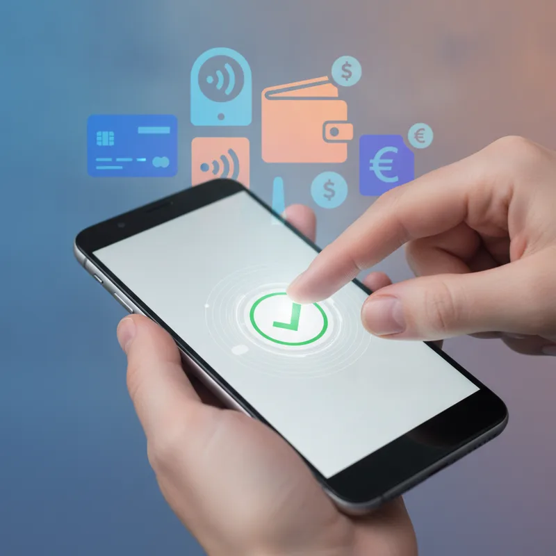 Bir akıllı telefon üzerinden online ödeme işlemini kolayca tamamlayan bir kişinin ellerini gösteren fotogerçekçi görsel.